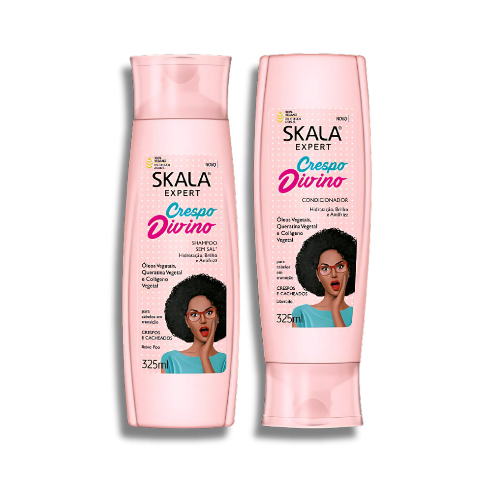 Kit Shampoo + Acondicionador Crespos Divinos SKALA